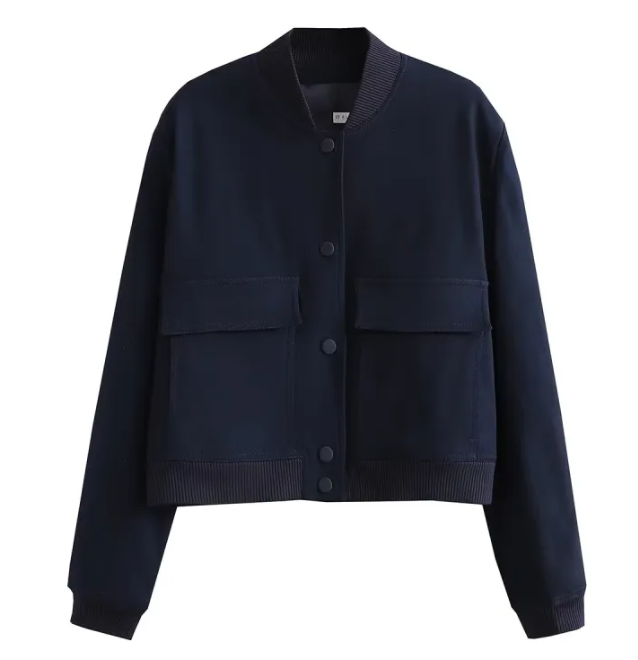 Women's Cropped Bomber Jacket
