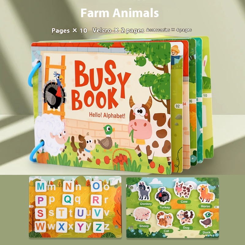 Children's Activity Busy Book