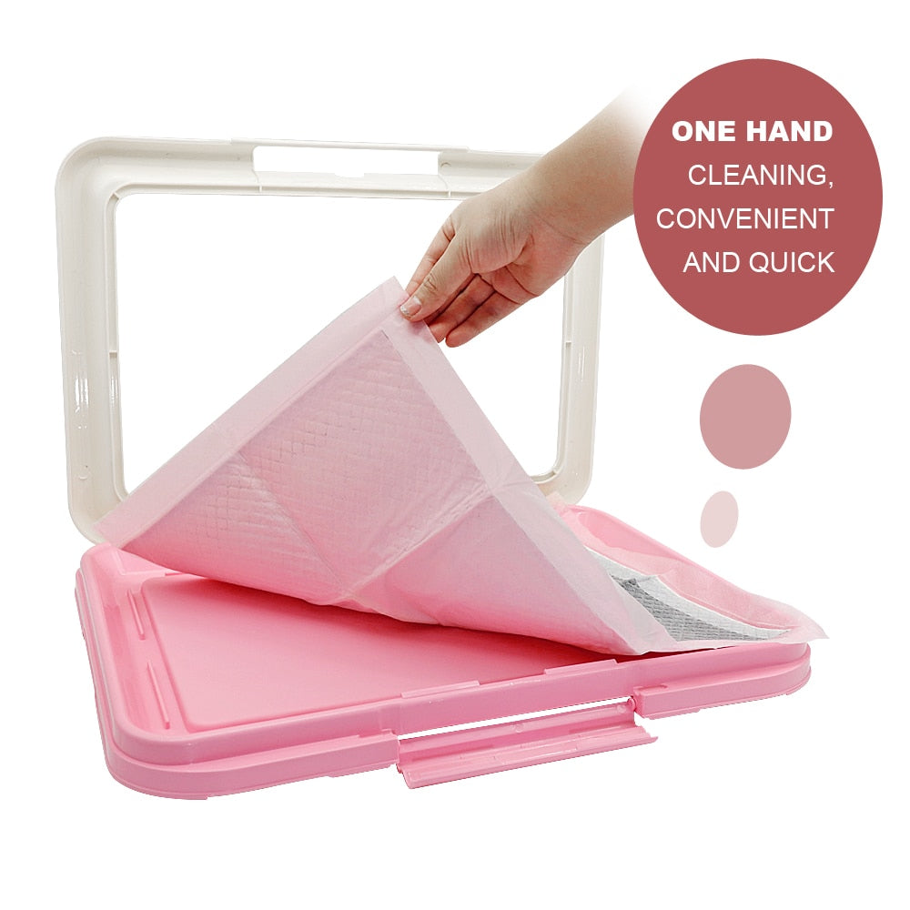 Portable Training Toilet | Toilet Tray Pad Mat For Dogs Cats