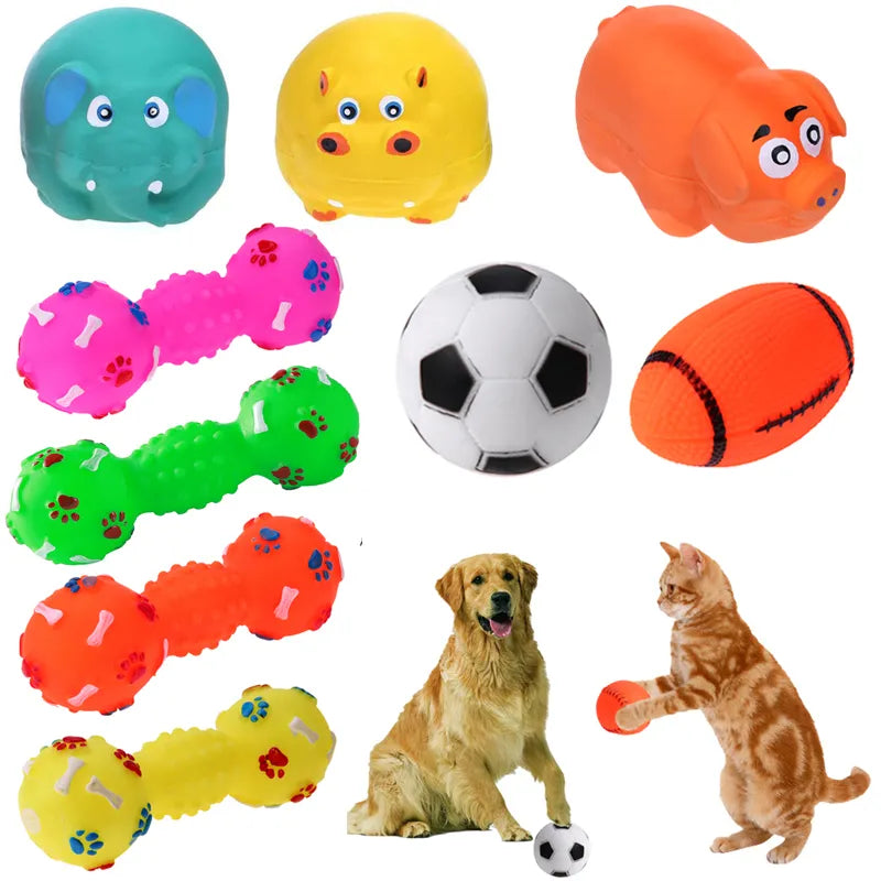 Latex Animal Sound Squeaky Toys for Dog