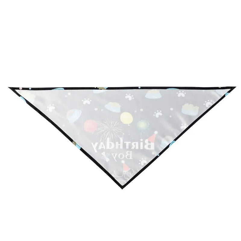 Pet Dog/ Cat Birthday Party Hat AND Triangle Scarf