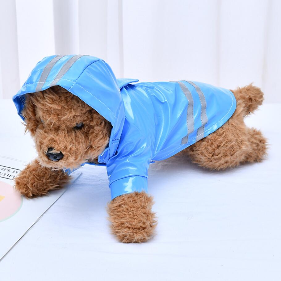 S-XL Pets Dog Clothes Hooded Raincoats