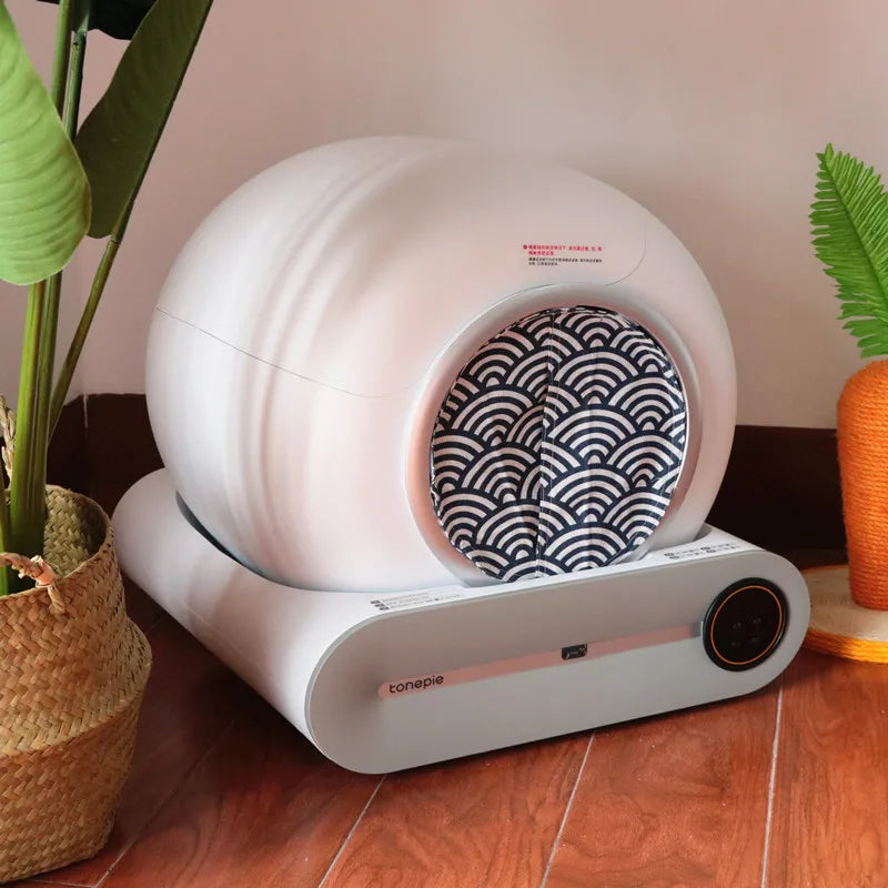 Cat basin odor-proof door curtain matching self-automatic litter box