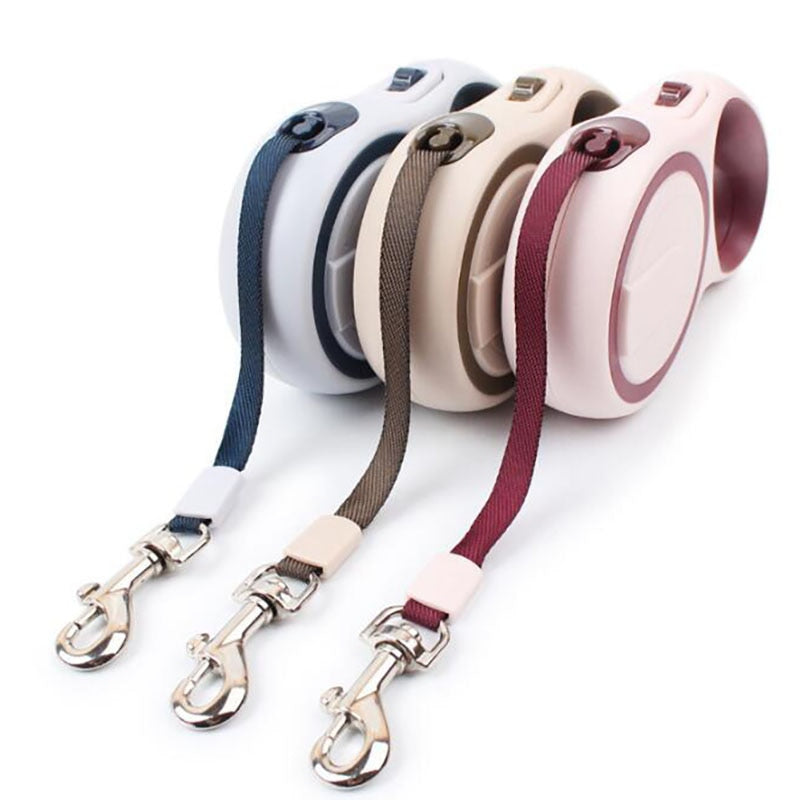 Pet Dogs Leash Nylon Retractable Automatic Extending Rope