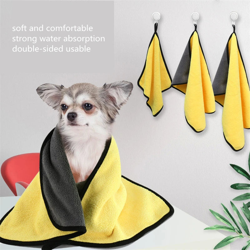 Pet Absorbent Soft Lint-free Towel Bath