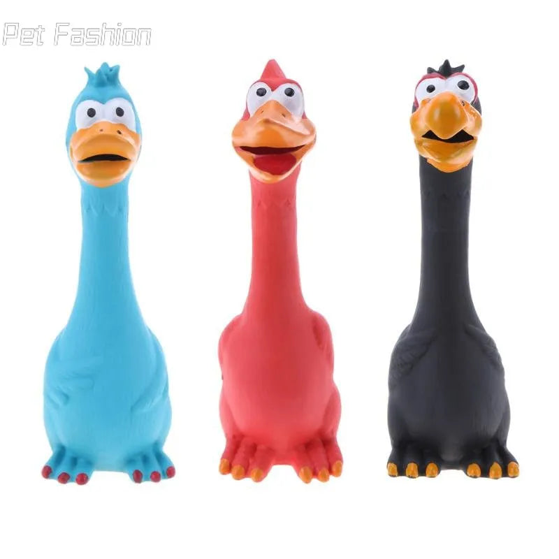 Screaming Chicken Squeeze Sound Toy Dog Pets