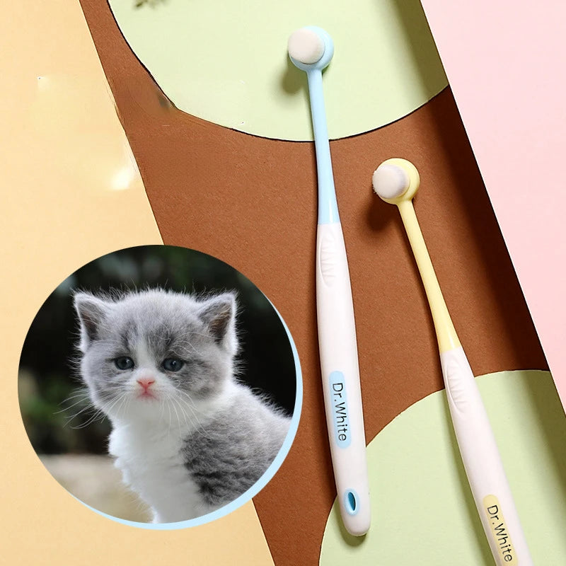 2pcs Set Soft Hair Dogs TeethBrush