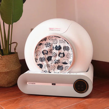 Cat basin odor-proof door curtain matching self-automatic litter box