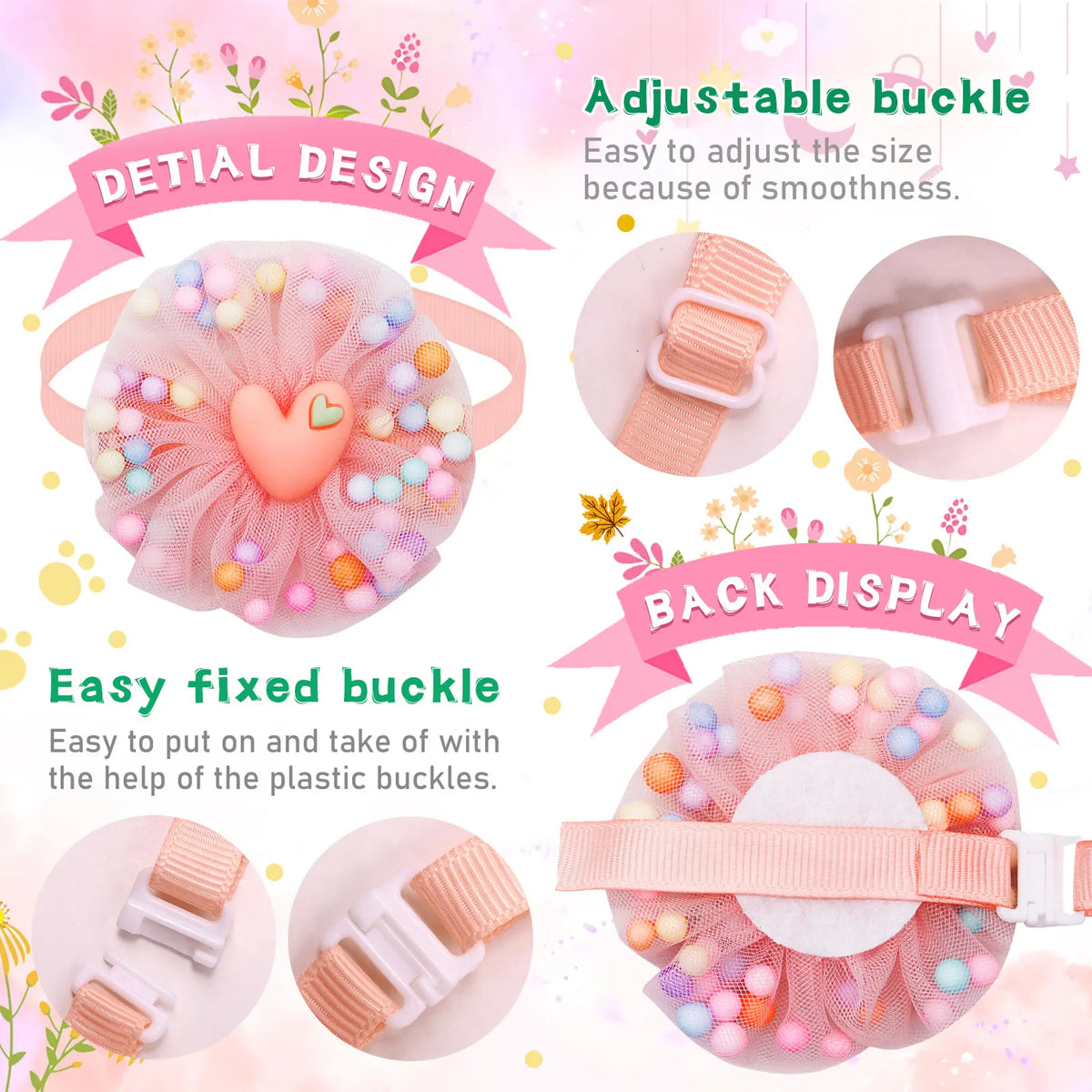50PCS Bulk Bows Tie Collar for Dog / Cat