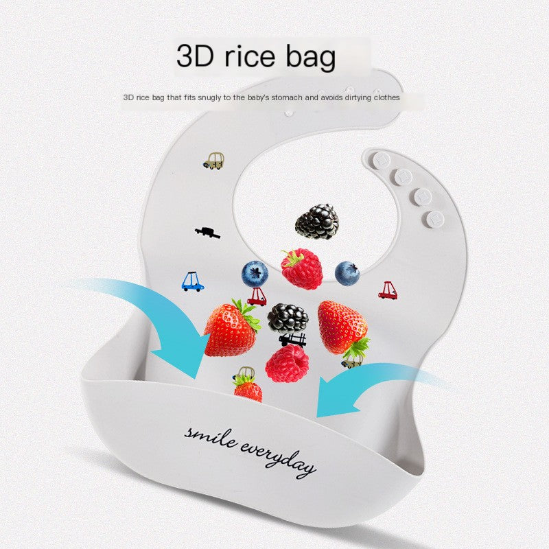 Waterproof Baby Silicone Bib