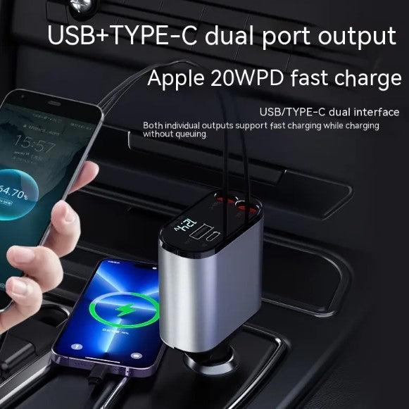 Digital Car Phone Charger