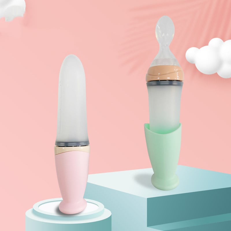 Silicone Baby Feeding Spoon